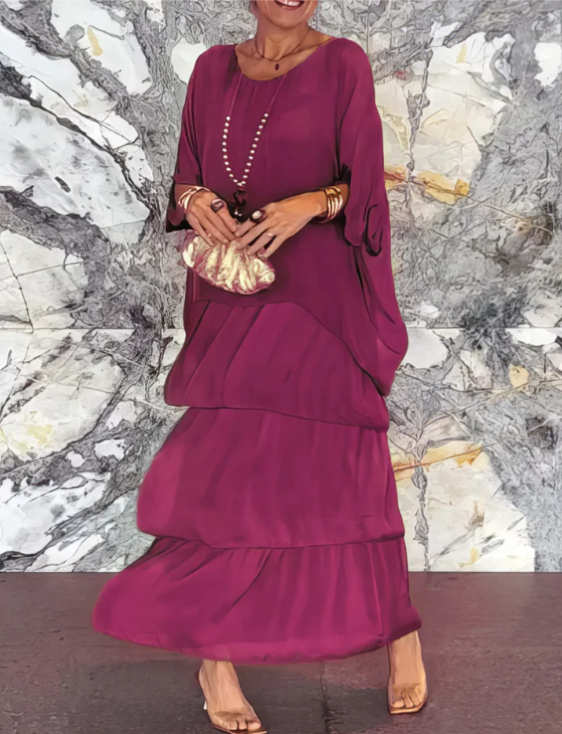 Lara – Elegant Fluid Maxi Dress