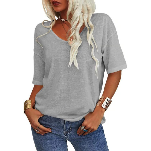 KRISANTA™ - Lös Lätt Minimalistisk T-shirt