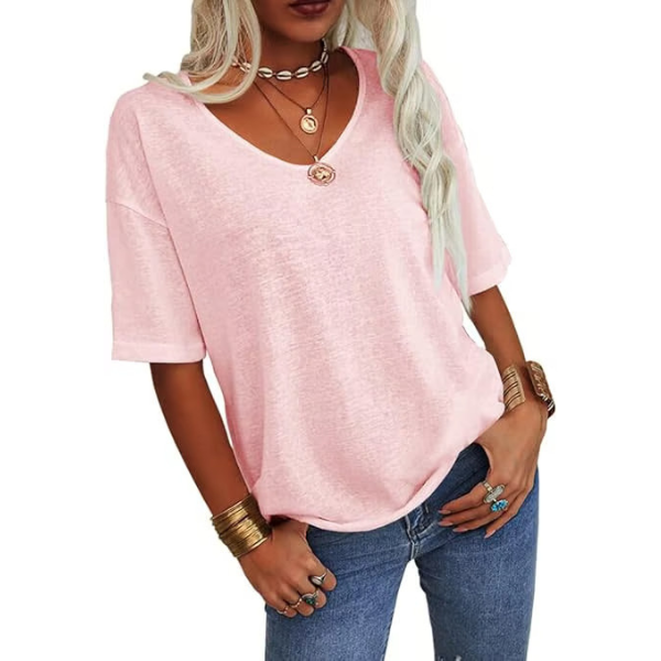 KRISANTA™ - Lös Lätt Minimalistisk T-shirt