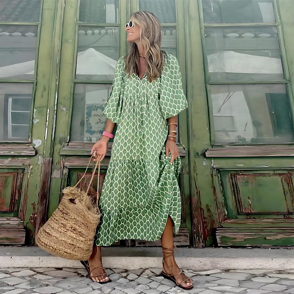 SABINE™ - Boho Chic Maxiklänning