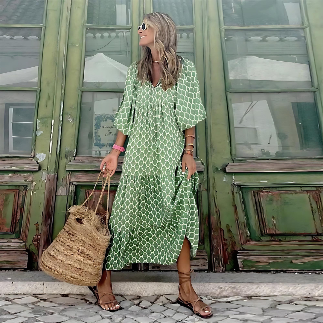 SABINE™ - Boho Chic Maxiklänning
