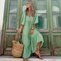 SABINE™ - Boho Chic Maxiklänning