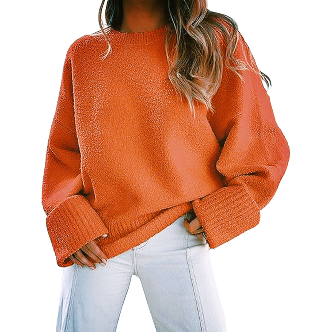 HALEY™ - Mysig Oversize Ludden Stickad Pullover