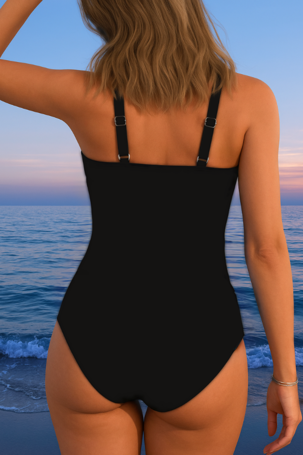 Éloria – Elegant swimsuit with colourful print