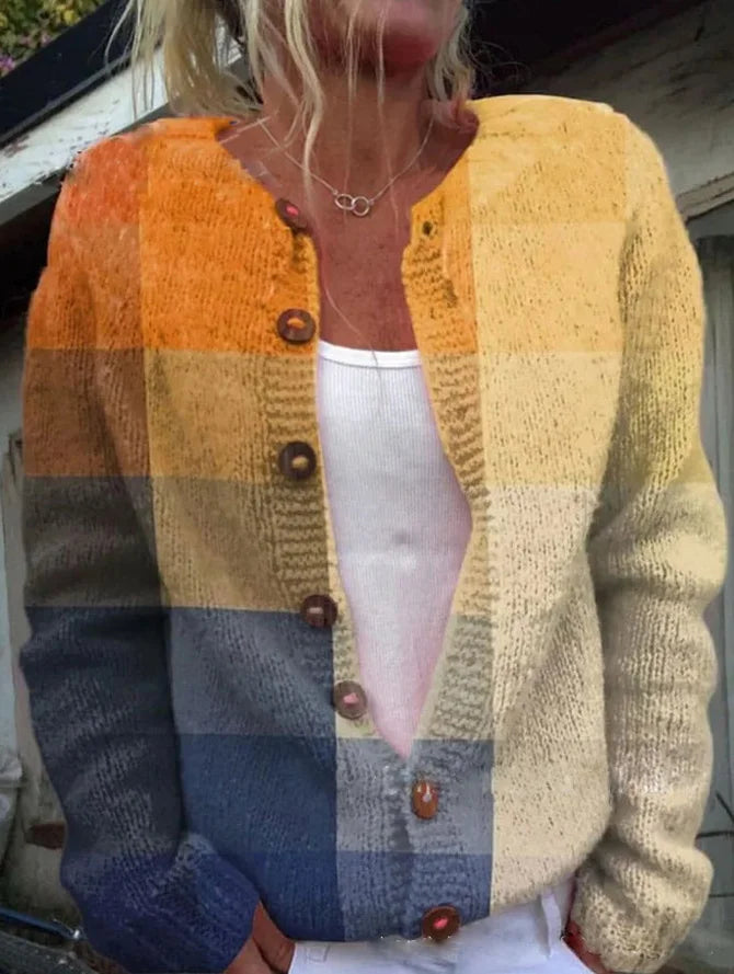 FLORA™ - Vintage Blommig Kofta