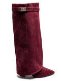 RAVEN™ - Vinröda Mockastövlar