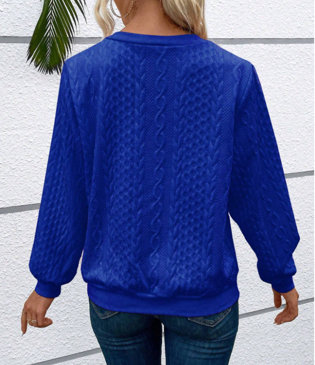 EMMA™ |  Elegant Kvartsblixtlås-tröja