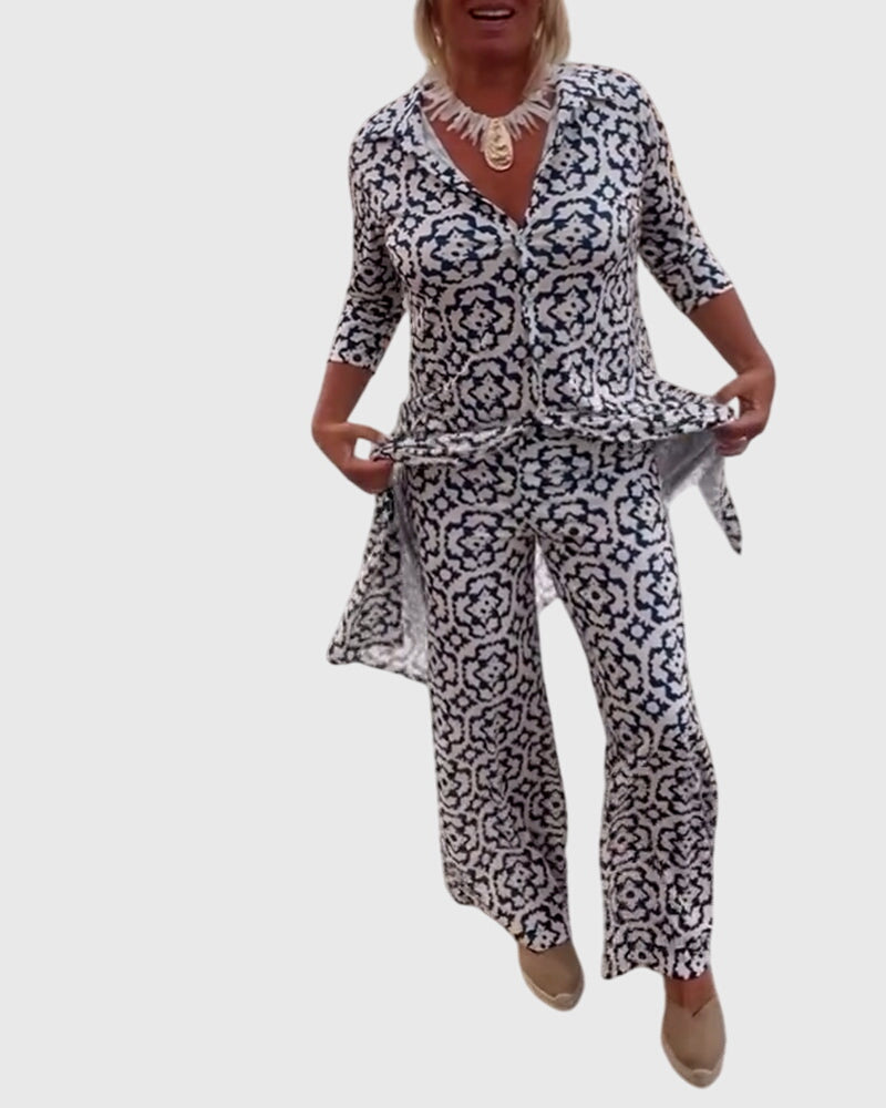 Gabriella™ | Elegant Vintage Two-Piece Set