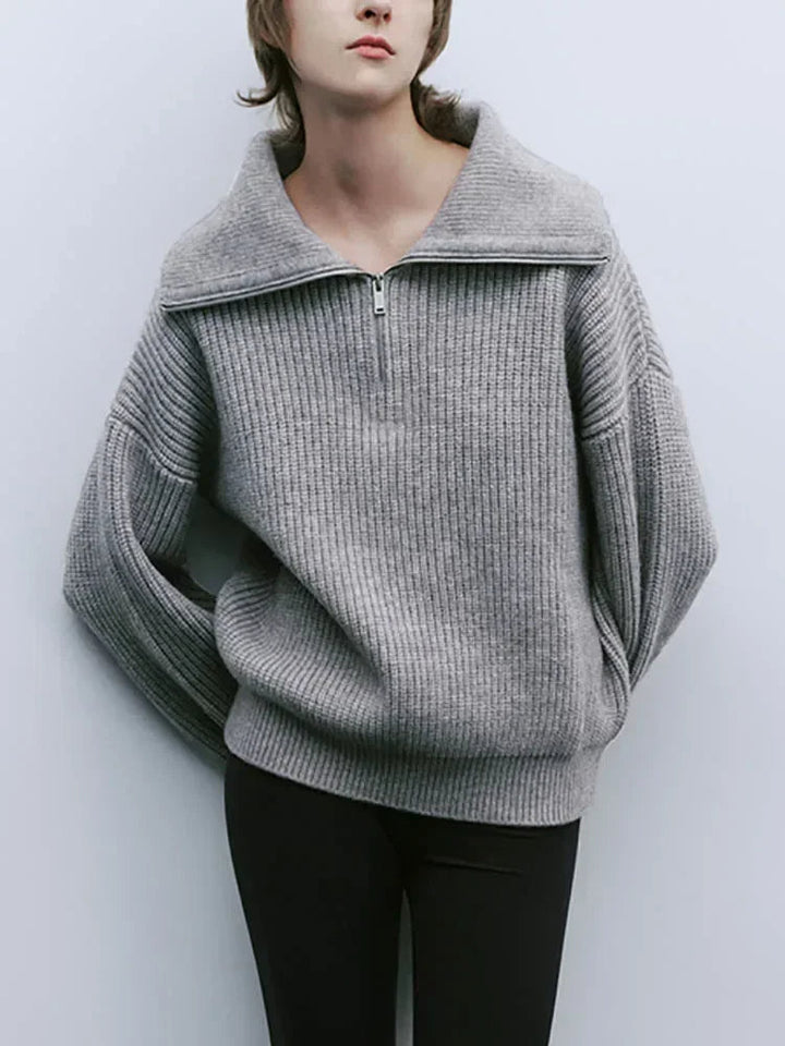 ELODIE™ - Bekväm Halvblixtlåströja