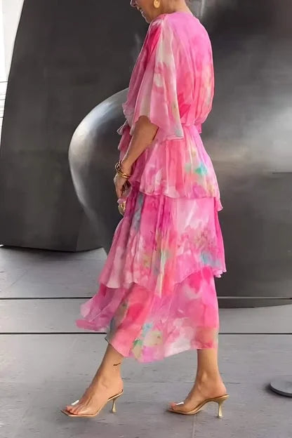 Cassia – Elegant Chiffongklänning
