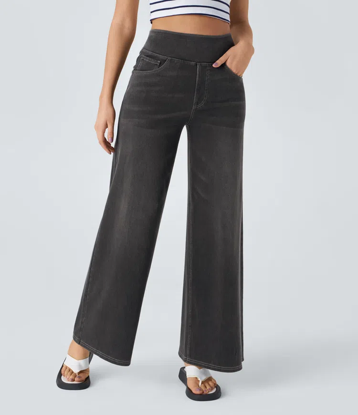 SOLÈNE™ - Avslappnade Vida Jeans