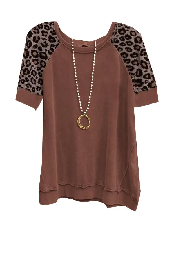 UNAN™ - Vintage Leopardmönstrad Topp