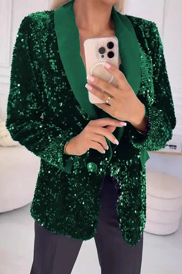 LUXARA™ – Glittrig paljettblazer