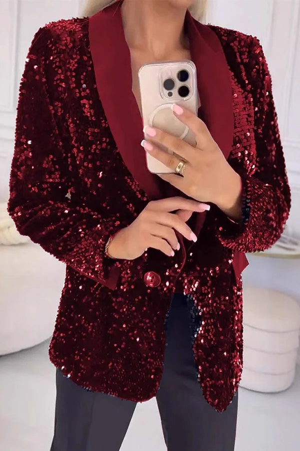 LUXARA™ – Glittrig paljettblazer