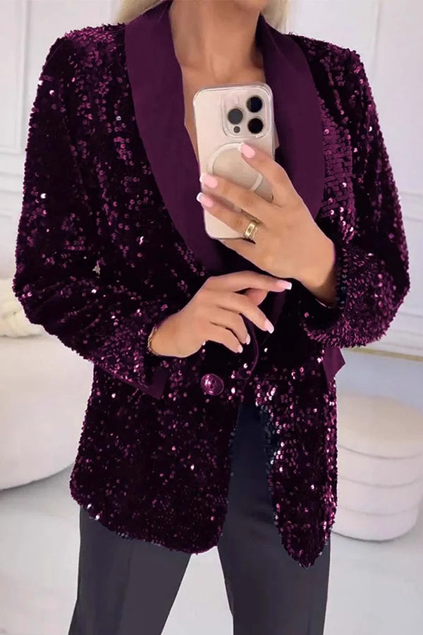 LUXARA™ – Glittrig paljettblazer