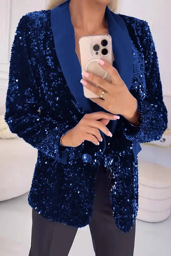 LUXARA™ – Glittrig paljettblazer