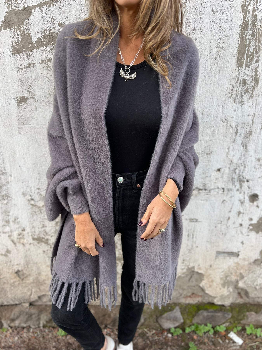 AOIBHE™ - Elegant Draperad Kofta