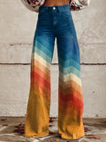 CALLIE™ - Retro Chevron Vida Byxor