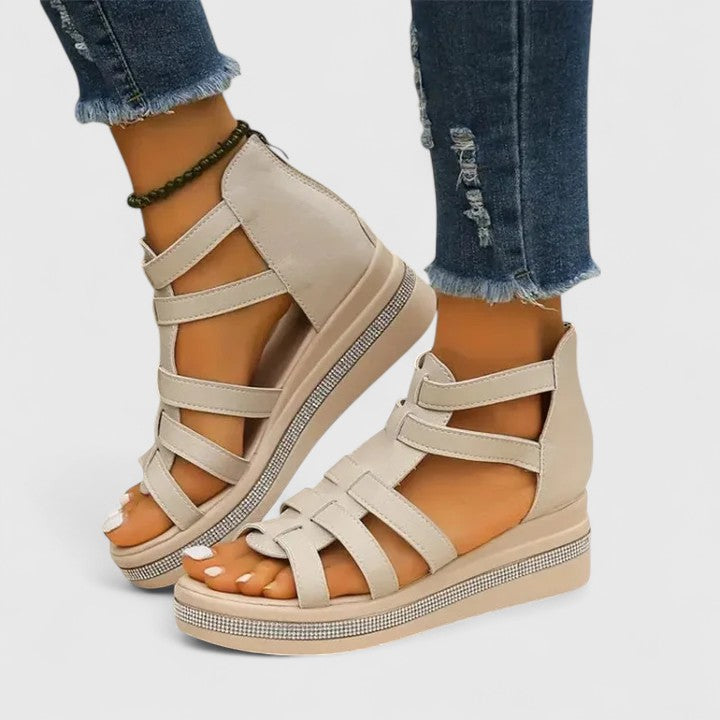 Kendall | Ortopediska Strass-sandaler