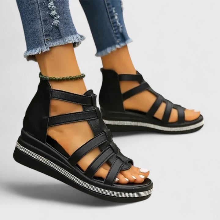 Kendall | Ortopediska Strass-sandaler