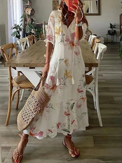CASSIA™ - Boho Magtäckande Klänning